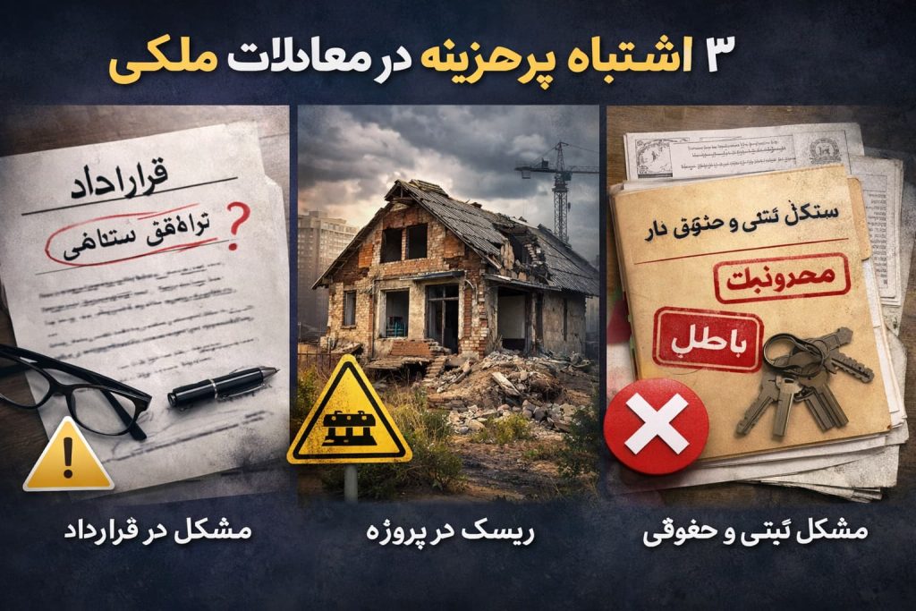 اشتباهات رایج در خرید ملک