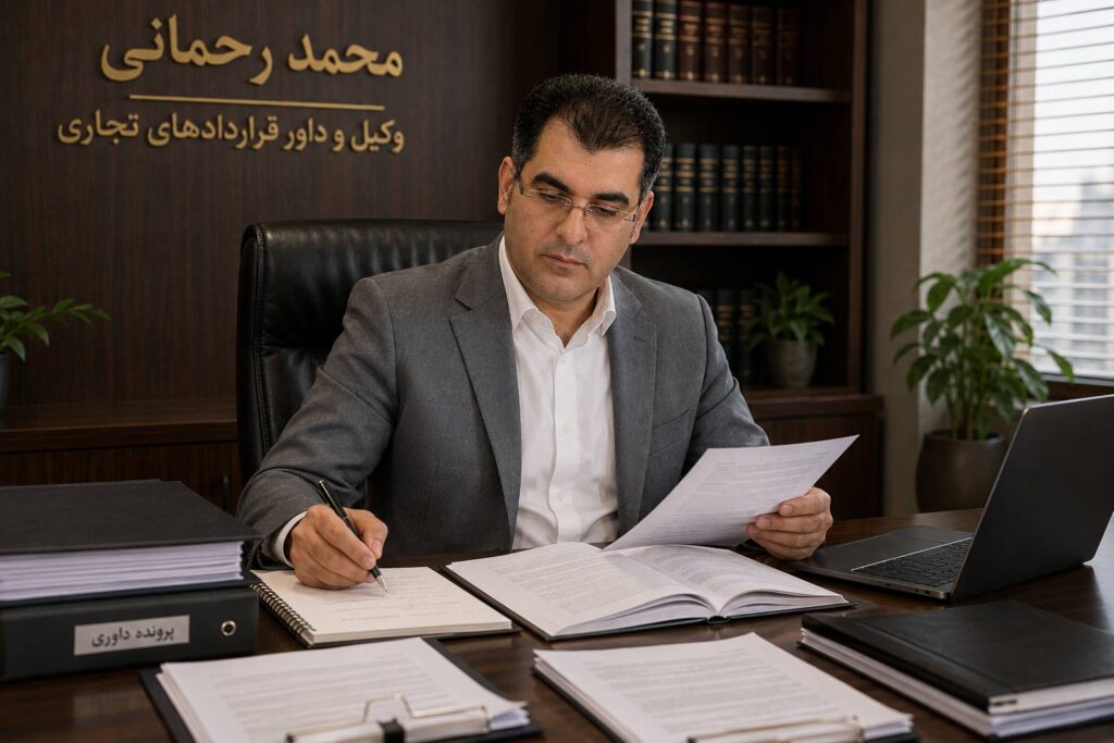 وکیل اختلافات قراردادهای ملکی در تهران