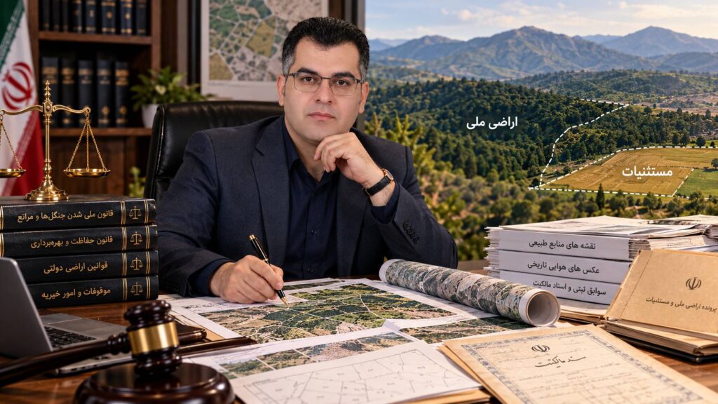 محمد رحمانی وکیل تشخیص اراضی ملی و مستثنیات